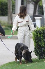 ANA DE ARMAS and Ben Affleck Out with Their Dog in Pacific Palisades 04/12/2020
