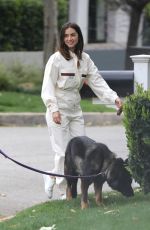 ANA DE ARMAS and Ben Affleck Out with Their Dog in Pacific Palisades 04/12/2020