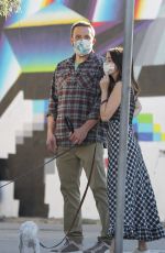 ANA DE ARMAS and Ben Affleck Wearing Masks Out with Their Dog in Venice Beach 04/15/2020