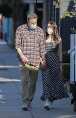 ANA DE ARMAS and Ben Affleck Wearing Masks Out with Their Dog in Venice Beach 04/15/2020