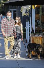 ANA DE ARMAS and Ben Affleck Wearing Masks Out with Their Dog in Venice Beach 04/15/2020