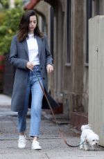ANA DE ARMAS Out with Her Dog in Los Angeles 04/11/2020