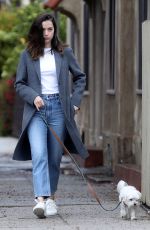 ANA DE ARMAS Out with Her Dog in Los Angeles 04/11/2020