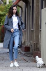 ANA DE ARMAS Out with Her Dog in Los Angeles 04/11/2020