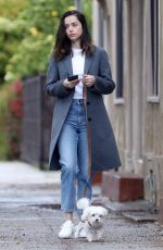 ANA DE ARMAS Out with Her Dog in Los Angeles 04/11/2020
