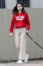 ANA DE ARMAS Out with Her Dog in Pacific Palisades 04/11/2020