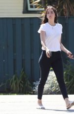 ANA DE ARMAS Out with Her Dog in Venice Beach 04/25/2020