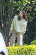 ANA DE ARMAS Receive Postmates Delivery at Her Home in Los Angeles 04/04/2020