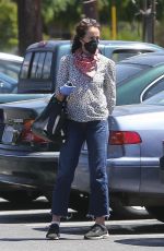 ANDIE MACDOWELL Wearing Mask Out in Los Angeles 04/24/2020