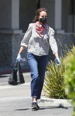 ANDIE MACDOWELL Wearing Mask Out in Los Angeles 04/24/2020