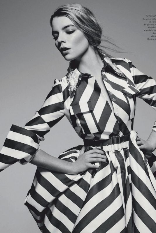 ANYA TAYLOR-JOY in Elle Magazine, April 2020