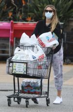 APRIL LOVE GEARY Wearing a Mask Out Shopping in Los Angeles 04/10/2020