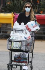 APRIL LOVE GEARY Wearing a Mask Out Shopping in Los Angeles 04/10/2020