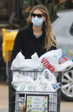 APRIL LOVE GEARY Wearing a Mask Out Shopping in Los Angeles 04/10/2020