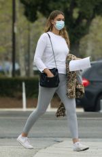 APRIL LOVE GEARY Wearing Mask Leaves Urgent Care in Malibu 04/16/2020