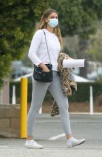 APRIL LOVE GEARY Wearing Mask Leaves Urgent Care in Malibu 04/16/2020