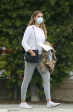 APRIL LOVE GEARY Wearing Mask Leaves Urgent Care in Malibu 04/16/2020