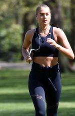ARABELLA CHI Workout at a Park in London 04/15/2020
