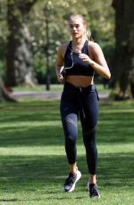 ARABELLA CHI Workout at a Park in London 04/15/2020