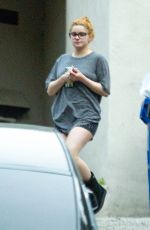 ARIEL WINTER Makeup Free Out in Los Angeles 04/05/2020