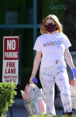 ARIEL WINTER Shopping at Grocery Store in Los Angeles 04/14/2020