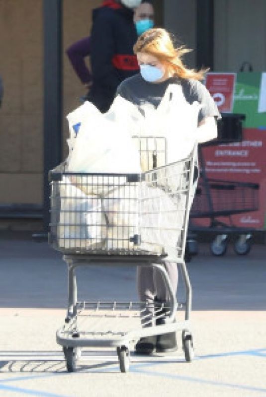ARIEL WINTER Wearing a Face Mask at Gelson