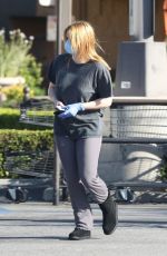 ARIEL WINTER Wearing a Face Mask at Gelson