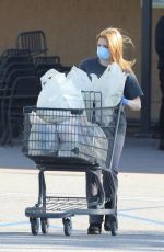 ARIEL WINTER Wearing a Face Mask at Gelson