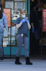 ARIEL WINTER Wearing a Face Mask at Gelson