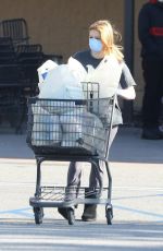 ARIEL WINTER Wearing a Face Mask at Gelson
