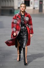 ASHLEY ROBERTS Arrives at Global Radio in London 04/17/2020