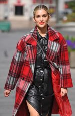 ASHLEY ROBERTS Arrives at Global Radio in London 04/17/2020