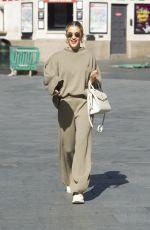 ASHLEY ROBERTS Arrives at Global Radio in London 04/22/2020