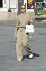 ASHLEY ROBERTS Arrives at Global Radio in London 04/22/2020