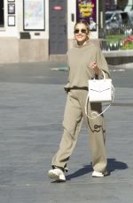 ASHLEY ROBERTS Arrives at Global Radio in London 04/22/2020
