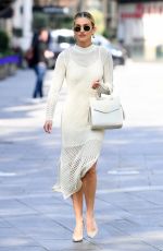  ASHLEY ROBERTS Arrives at Heart Breakfast Show in London 04/24/2020