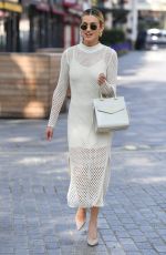  ASHLEY ROBERTS Arrives at Heart Breakfast Show in London 04/24/2020