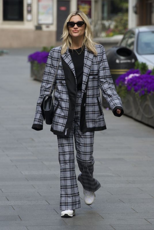 ASHLEY ROBERTS Leaves Global Studios in London 04/27/2020
