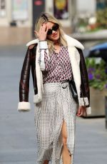 ASHLEY ROBERTS Leaves Heart FM Studios in London 04/14/2020