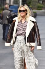 ASHLEY ROBERTS Leaves Heart FM Studios in London 04/14/2020