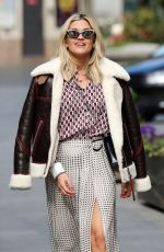 ASHLEY ROBERTS Leaves Heart FM Studios in London 04/14/2020