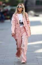 ASHLEY ROBERTS Leaves Heart Radio Breakfast Show in London 04/23/2020