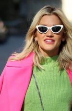 ASHLEY ROBERTS Leaves Heart Radio in London 04/01/2020