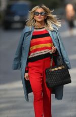 ASHLEY ROBERTS Leaves Heart Radio in London 04/07/2020