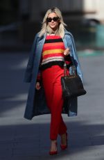 ASHLEY ROBERTS Leaves Heart Radio in London 04/07/2020
