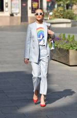 ASHLEY ROBERTS Leaves Heart Radio in London 04/09/2020