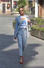 ASHLEY ROBERTS Leaves Heart Radio in London 04/09/2020