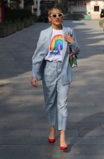 ASHLEY ROBERTS Leaves Heart Radio Studios in London 04/09/2020