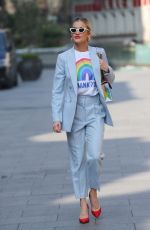 ASHLEY ROBERTS Leaves Heart Radio Studios in London 04/09/2020