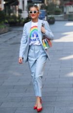 ASHLEY ROBERTS Leaves Heart Radio Studios in London 04/09/2020